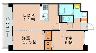 Jパラッツォ(ジェイパラッツォ)【1階】の間取り