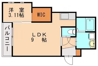香住ヶ丘プレミア【203号室】の間取り