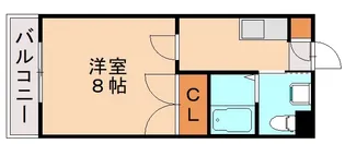 フェアネスⅡ号館【203号室】の間取り
