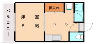 シャトレ和白丘【202号室】の間取り