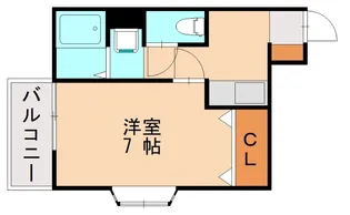 ルート香椎駅東【2階】の間取り