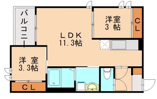 REGALEST若宮【1階】の間取り