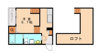 Stay Crin香住ヶ丘【203号室】の間取り