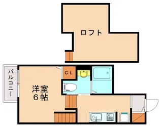 キーファ唐原【103号室】の間取り