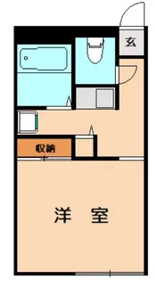 レオパレス堺【1階】の間取り