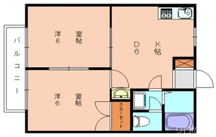 ファミールコートⅢ【1階】の間取り