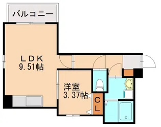 香住ヶ丘プレミア【302号室】の間取り