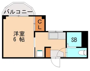 LIGARE KASHII【307号室】の間取り