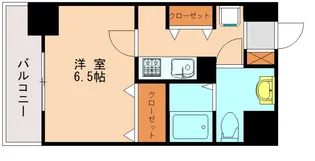 エンクレスト香椎【404号室】の間取り