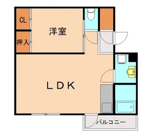 松崎団地 【15044号室】の間取り