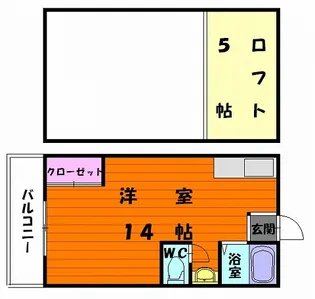 ミネルヴァプラザ【206号室】の間取り