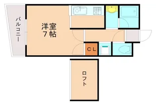フレイグランス【203号室】の間取り