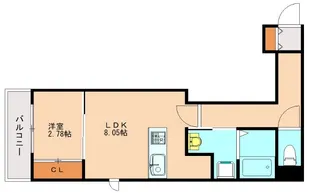 Charme Maison 香椎【2階】の間取り