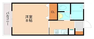 ミレニアム光Ⅱ【2階】の間取り