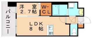 グランフォーレ千早プレミア【15階】の間取り