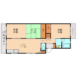 アーバン本郷【1階】の間取り