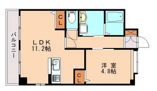 Grace若宮【2階】の間取り