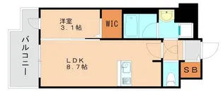 グランフォーレ千早マークスクエアイーストウイング【3階】の間取り
