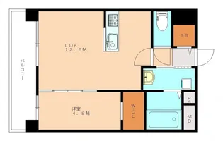 WISTERIA SUITE【5階】の間取り