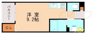 アドバンス香椎参道A棟【3階】の間取り