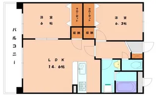 ファミーユ シオハマ【2階】の間取り