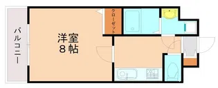 エムビルデベロップコア【402号室】の間取り