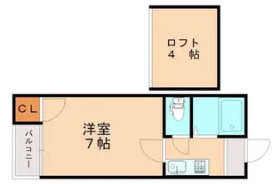 グリーンローズ【103号室】の間取り