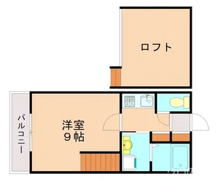 OMOYA-3【104号室】の間取り