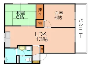 シュトラーレンA【2号室】の間取り