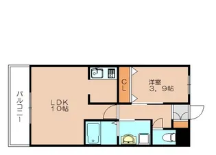 クレアシオンA【1階】の間取り