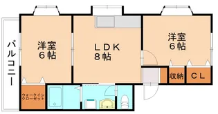 アネックス内橋C【301号室】の間取り
