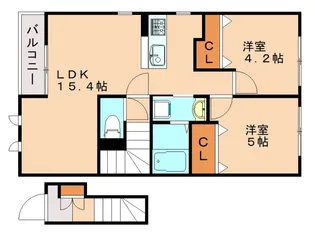 リマーレ長者原【2階】の間取り