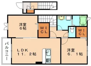 アリエッタ ビレッジ【2階】の間取り
