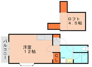 パークサイド・ハウゼⅡ【201号室】の間取り