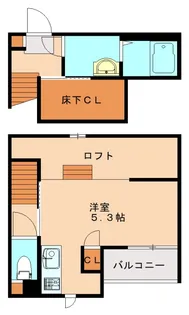 CB宇美ベラーノ【202号室】の間取り