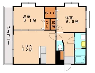 M・ウイスタリア【301号室】の間取り