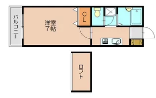 サンシャイン内橋【105号室】の間取り