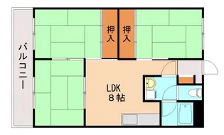 山田ビル【205号室】の間取り