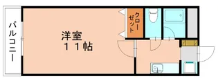 コーポフィレンツェ【201号室】の間取り