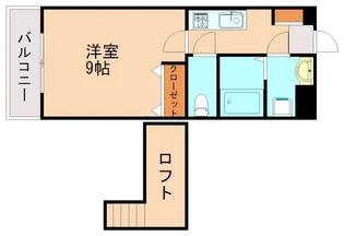 サンティール内橋【102号室】の間取り