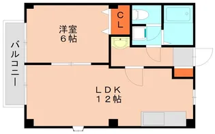 プリオール宇美【2階】の間取り