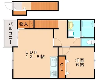 SUN HEAL(サンヒール)Ⅰ【202号室】の間取り