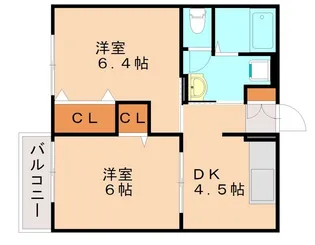 ヴェルディ和田【1階】の間取り