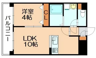 スカイシャトレ原町【4階】の間取り