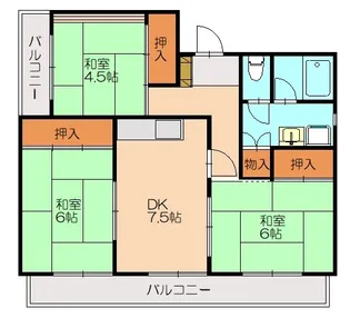 藤野ビル【301号室】の間取り