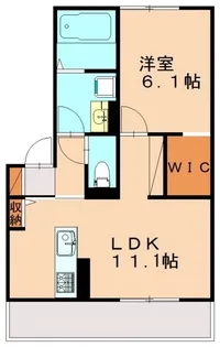 エレガンス内橋【3階】の間取り