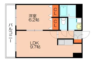 ライフステーション柚須【703号室】の間取り