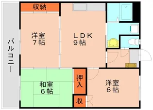 ラルジュ・アン【503号室】の間取り