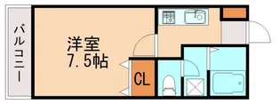 スカイハイツ内橋Ⅲ【102号室】の間取り