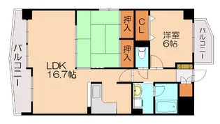 アルタ・コート21【203号室】の間取り
